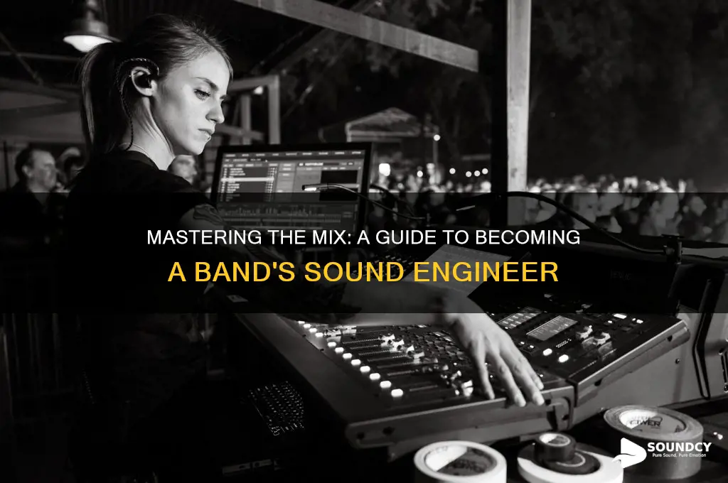 how to be a sound engineer for a band