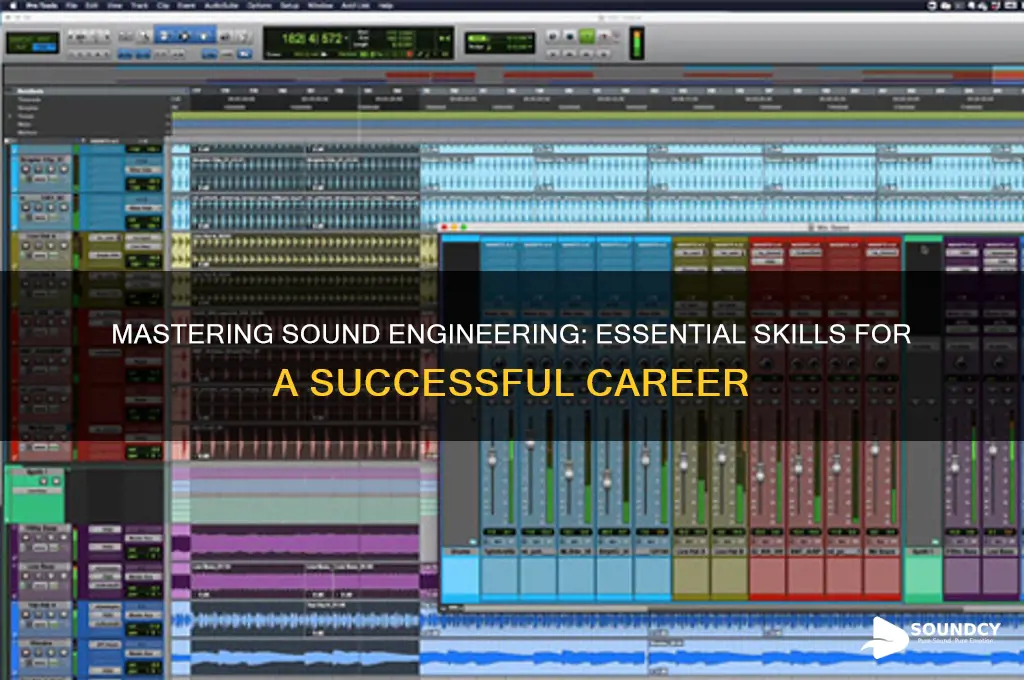 how to be a sound engineer for a job