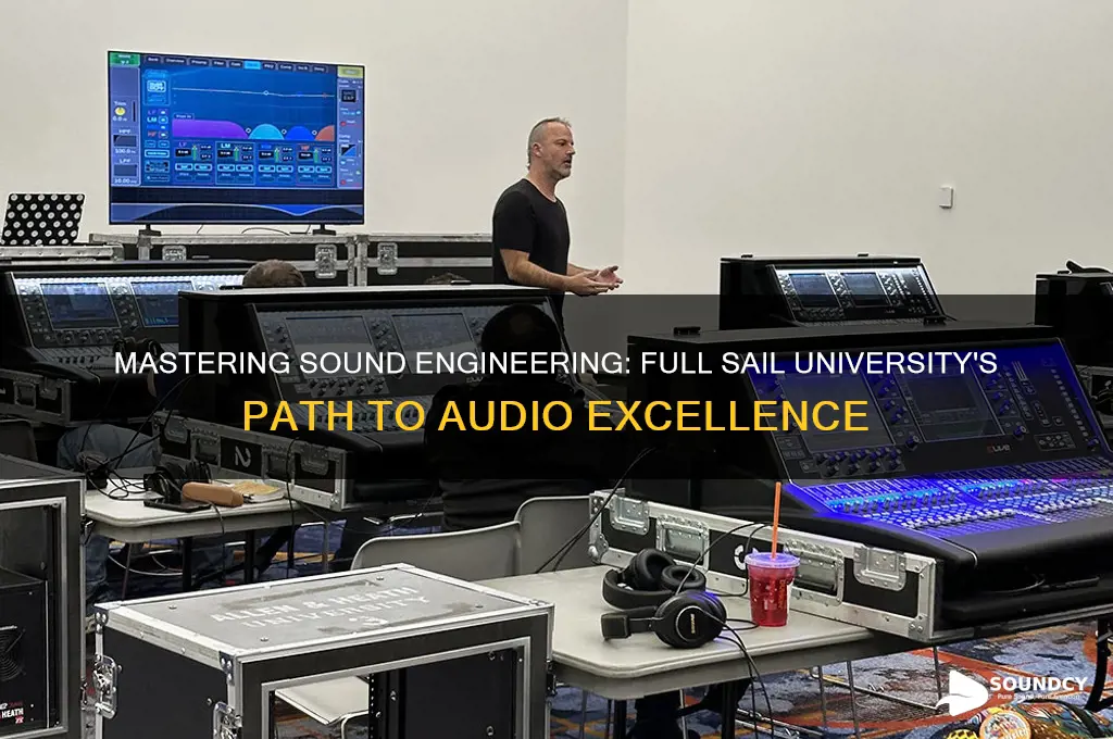 how to be a sound engineering full sail university