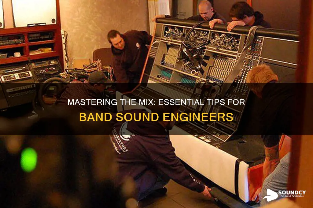 how to be a sound guy for a band