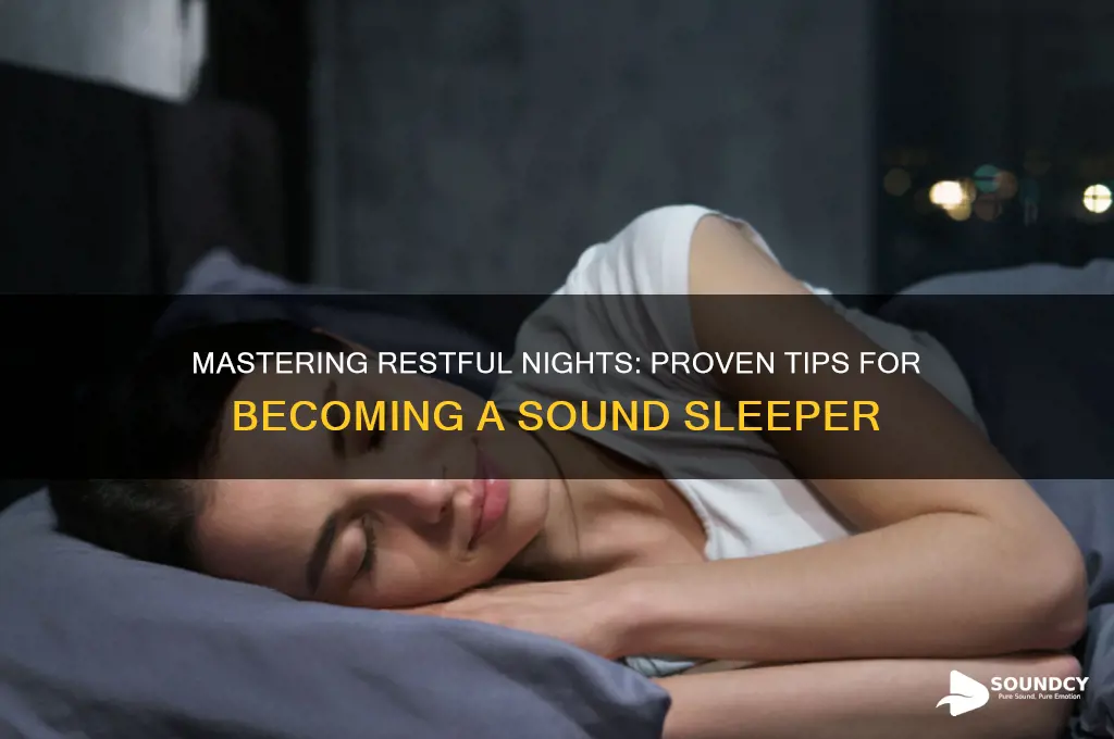 how to be a sound sleeper