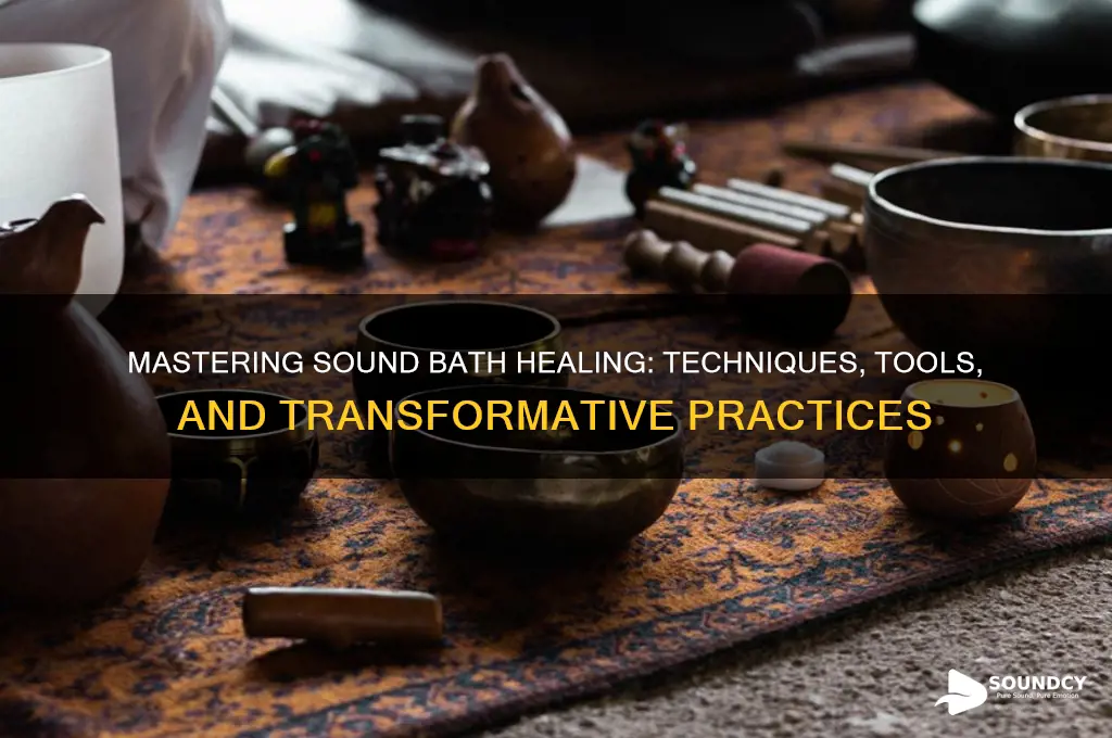 how to be sound bath healer