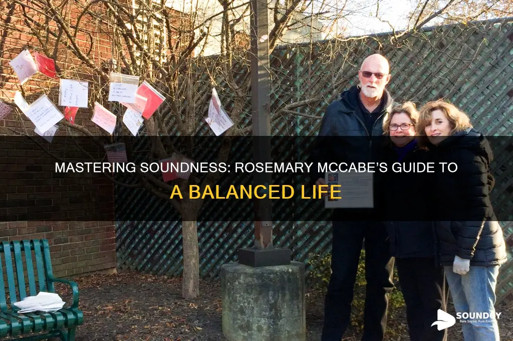 how to be sound rosemary maccabe