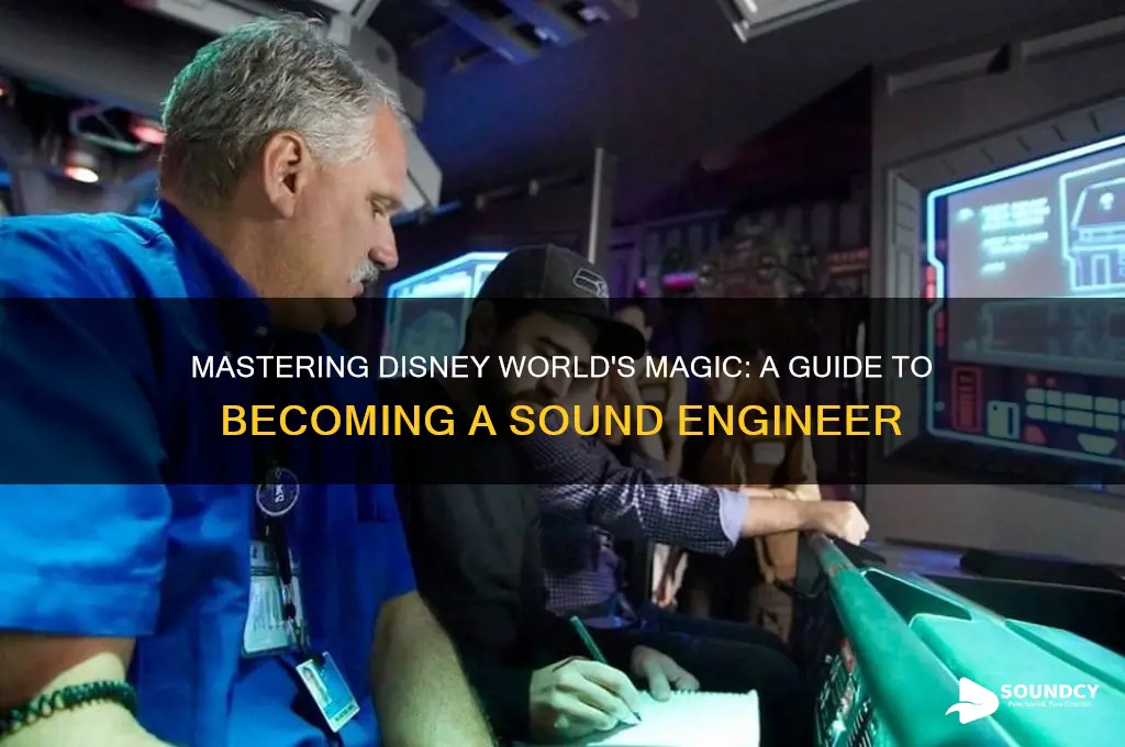 how to become a sound engineer at disney world