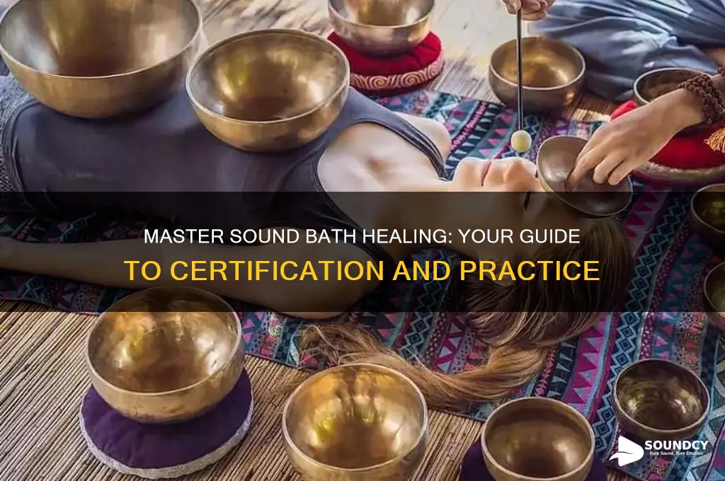how to become sound bath certified