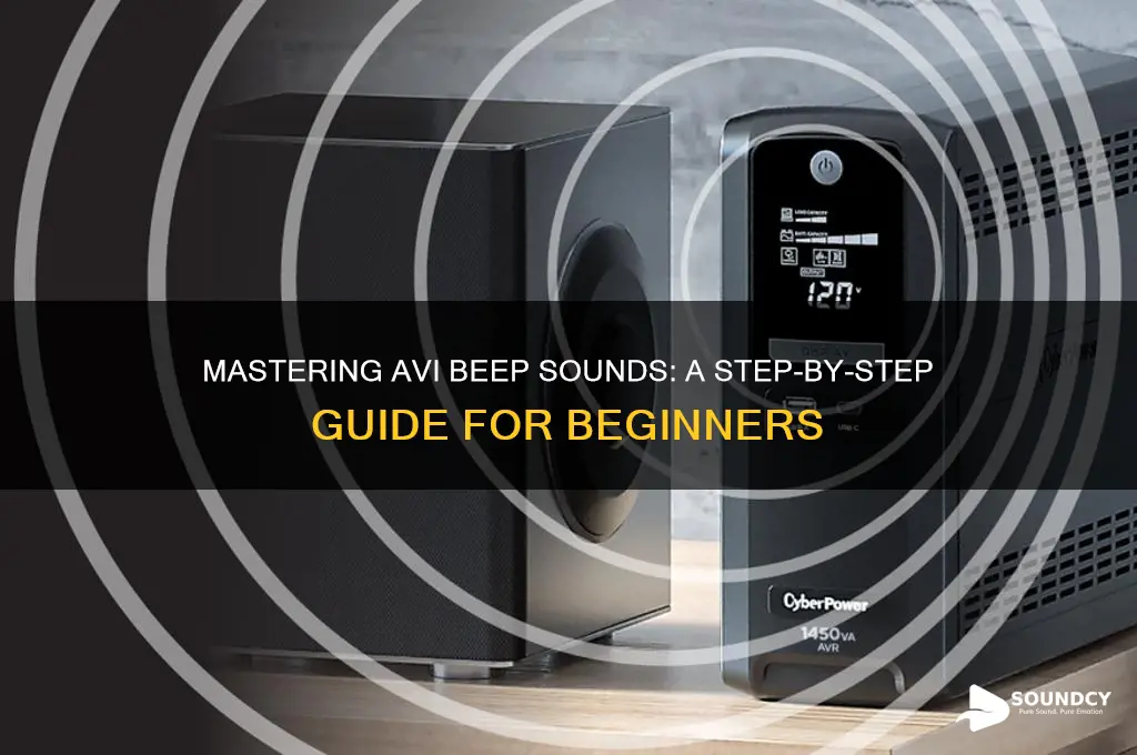 how to beep sound avi