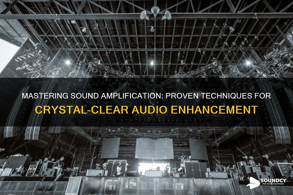 how to best amplify sound