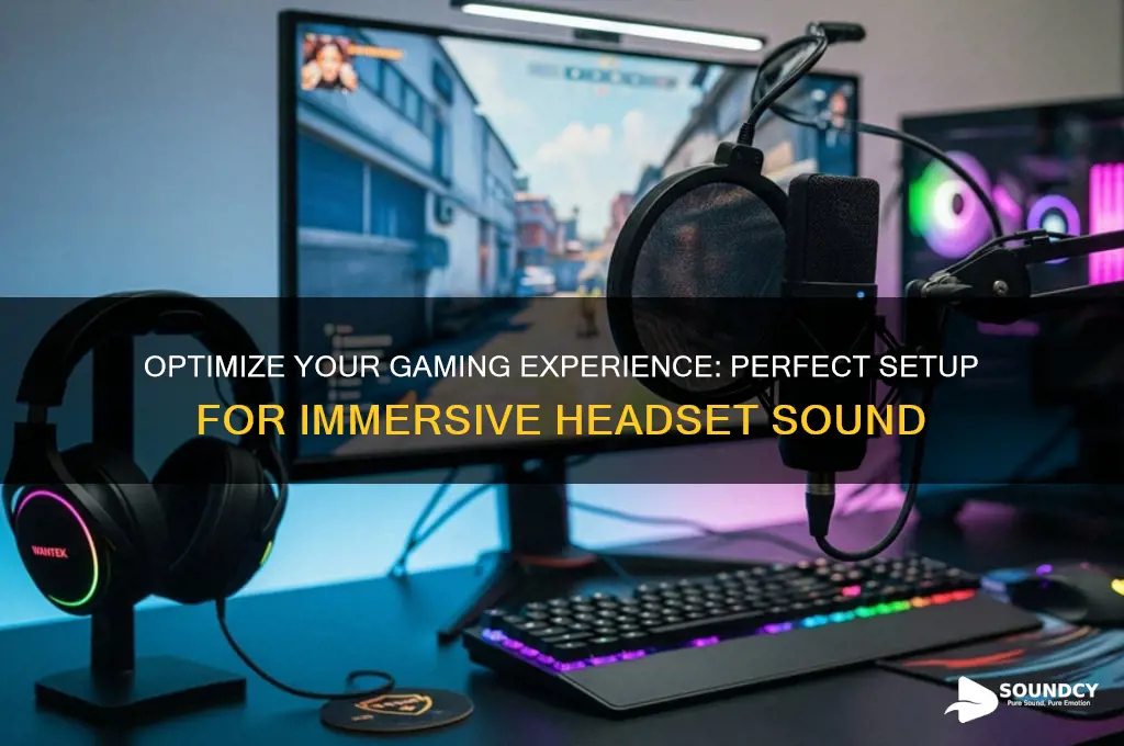 how to best set up gaming headsets for sound