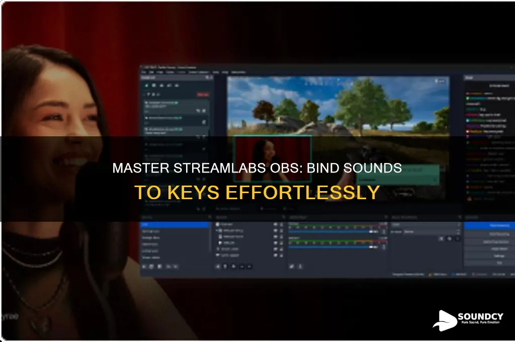 how to bind sounds to keys for streamlabs obs