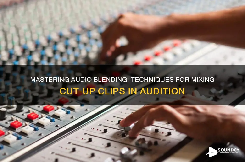 how to blend cut up sound clips in audition
