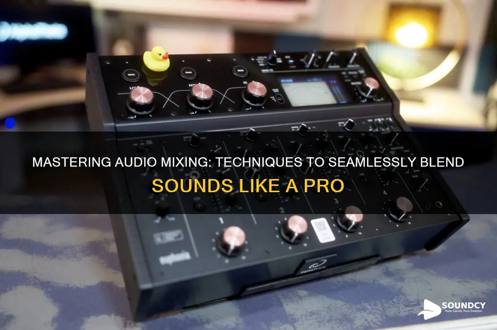how to blend sounds audio