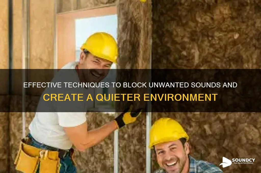 how to block a sound