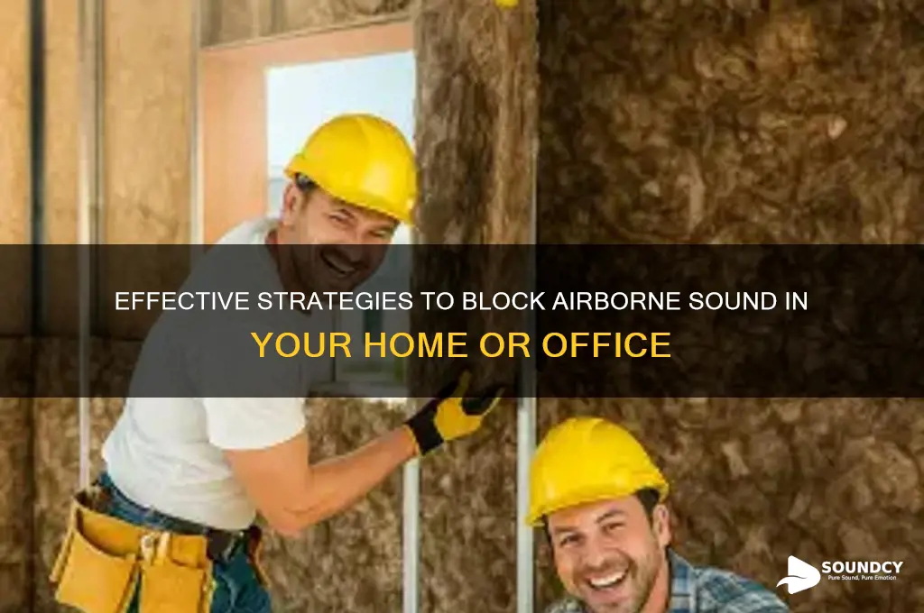 how to block airborne sound