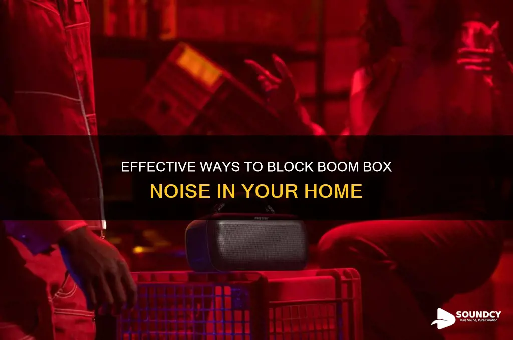 how to block boom box sound in your home
