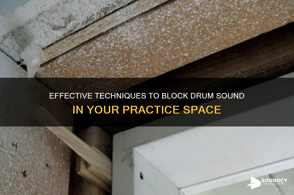 how to block drum sound