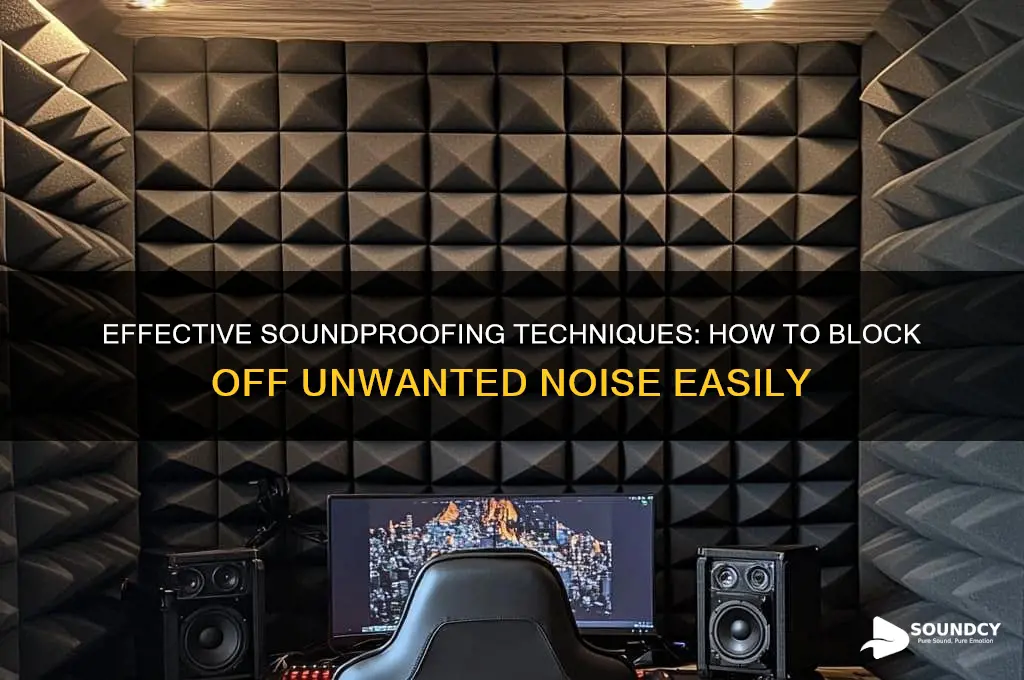 how to block off a sound