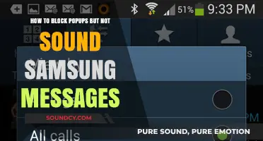 Block Pop-Ups, Keep Sounds: Samsung Messages Customization Guide