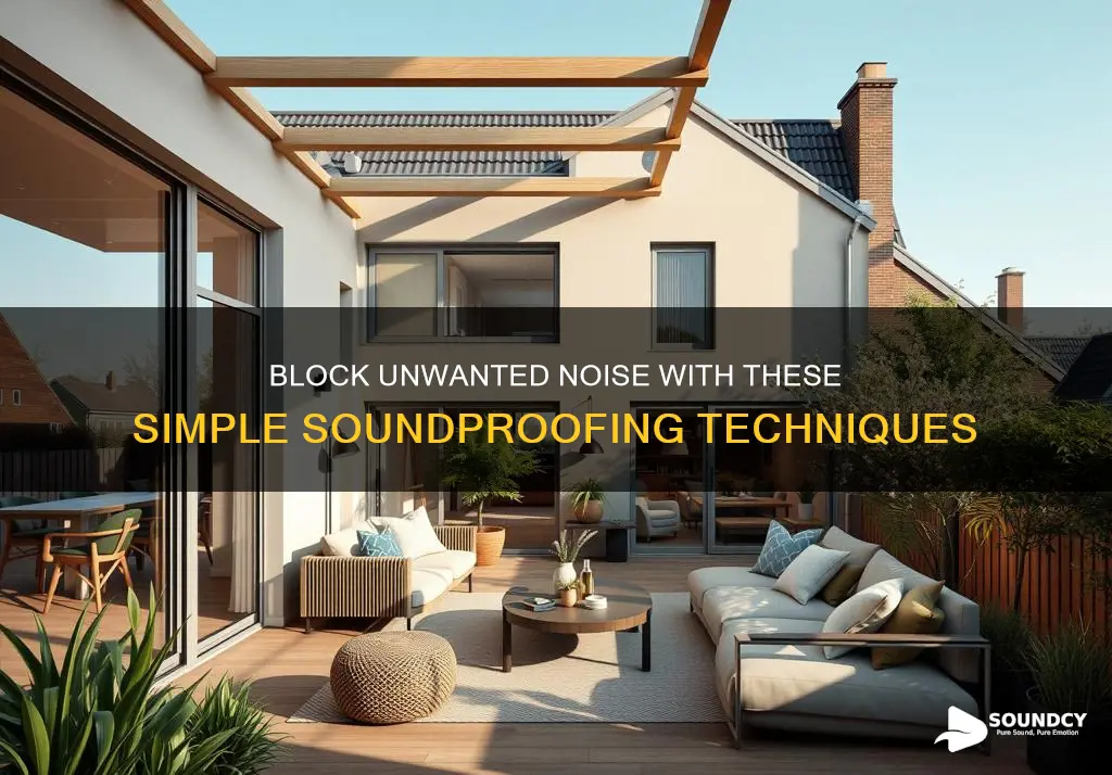 how to block sound from outside