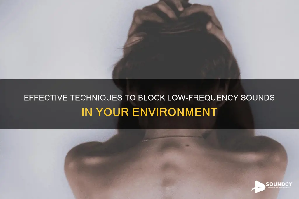 how to blocklow frequency sounds