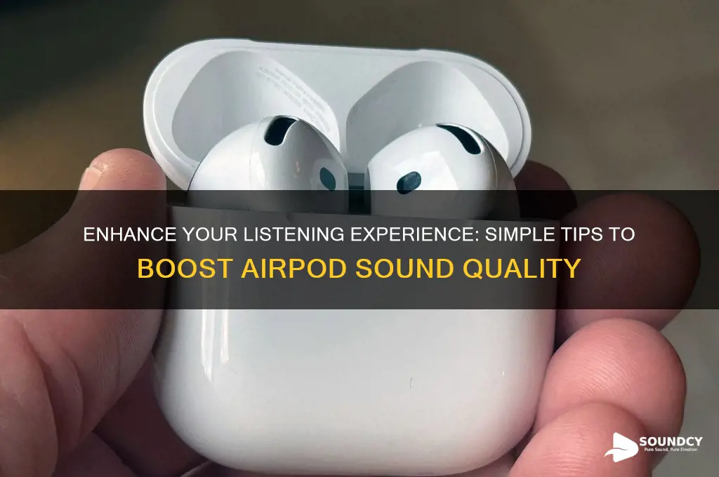 how to boost airpod sound