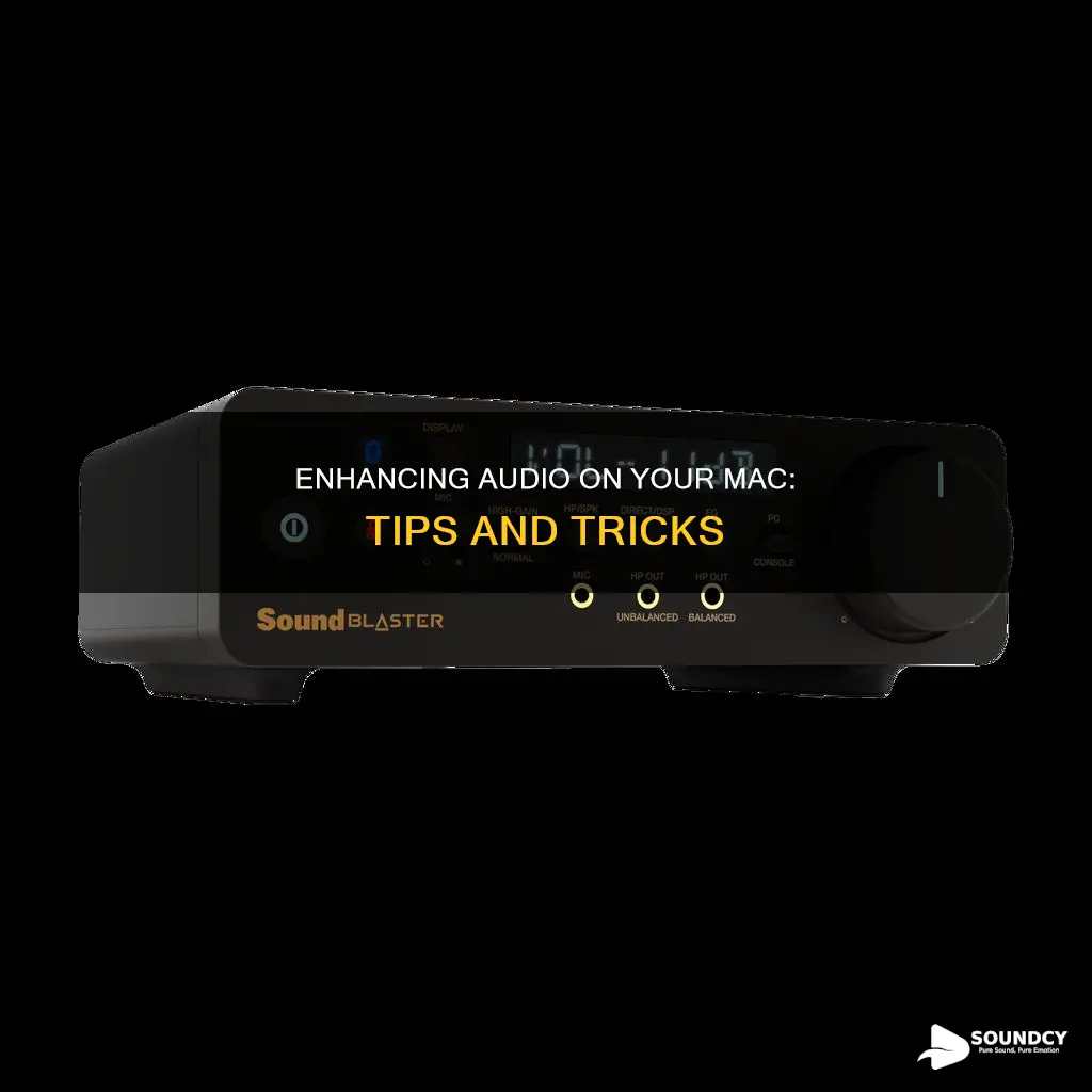 how to boost sound on mac