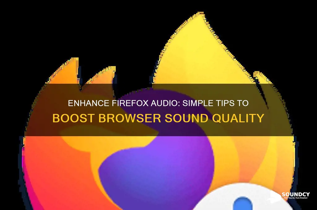 how to boost the sound in my firefox browser