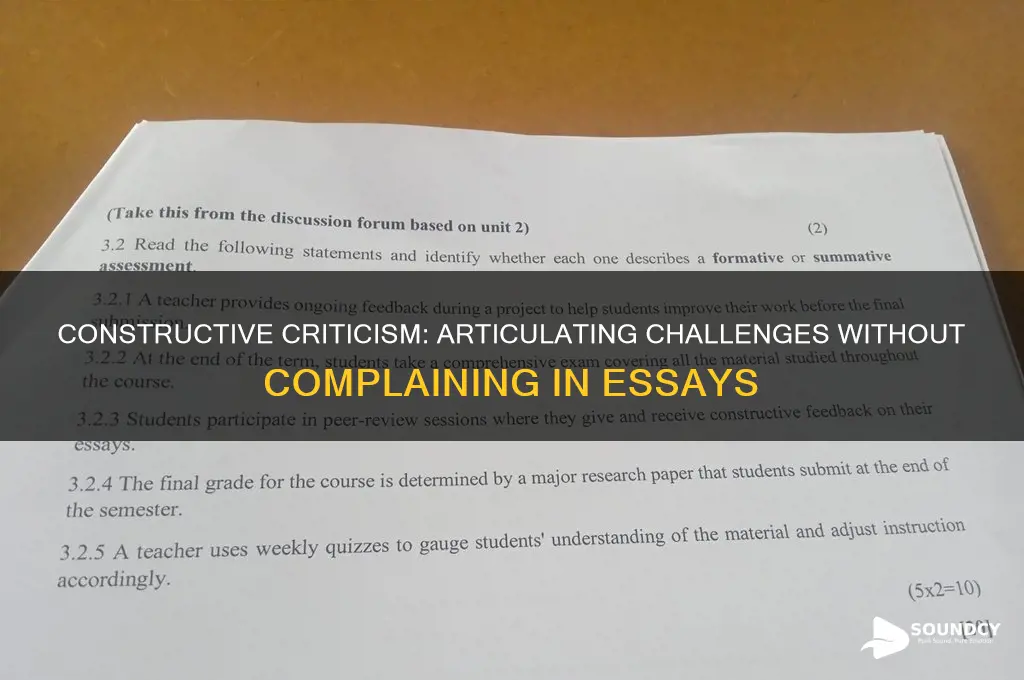 how to bring up challenge without sounding whiny essays