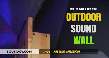 Affordable DIY Outdoor Sound Wall: Reduce Noise on a Budget