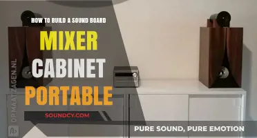 DIY Portable Sound Board Mixer Cabinet: Build Your Own Easily