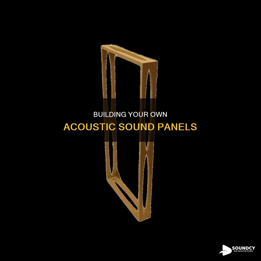 how to build acoustic sound panels
