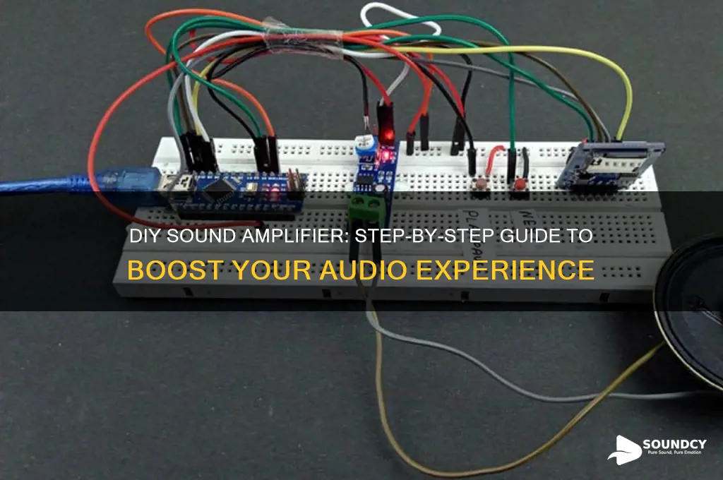 how to build sound amplifier