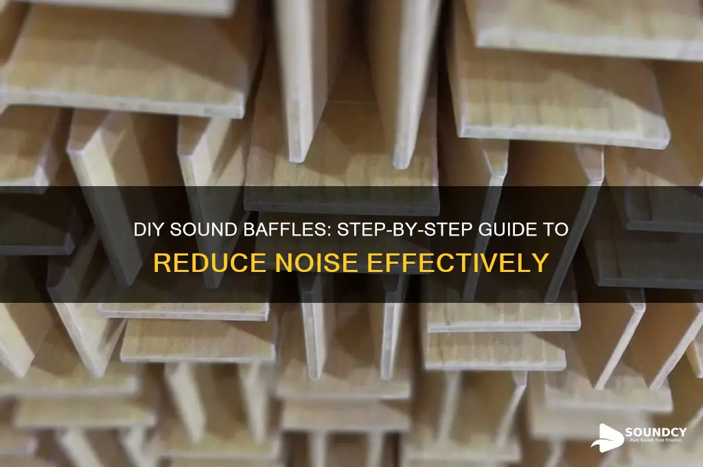 how to build sound baffles