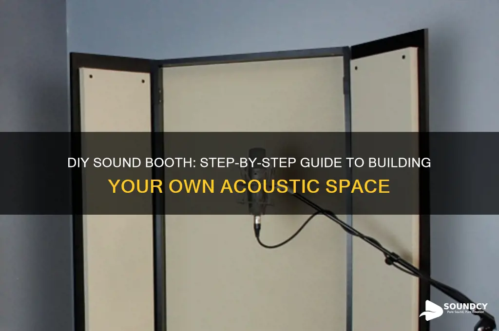 how to build sound booth