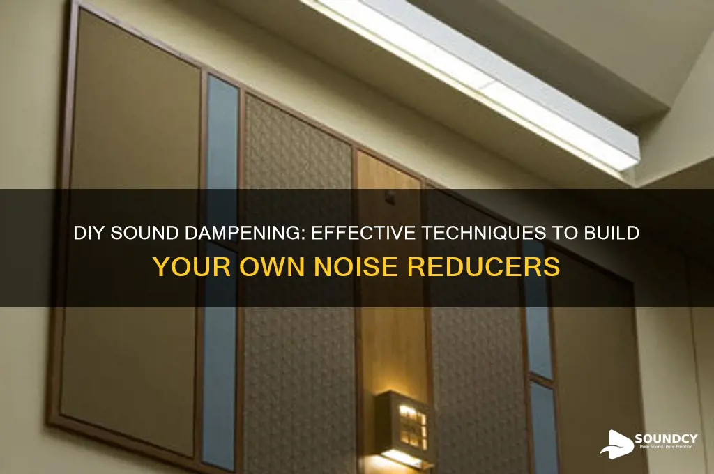 how to build sound dampeners