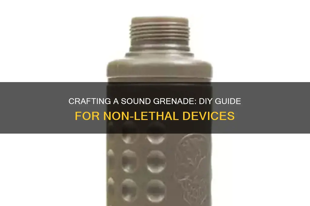 how to build sound grenade