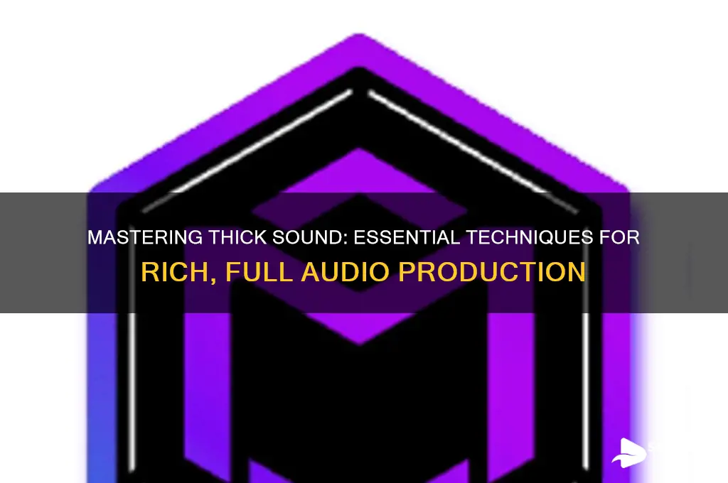 how to build thick sound