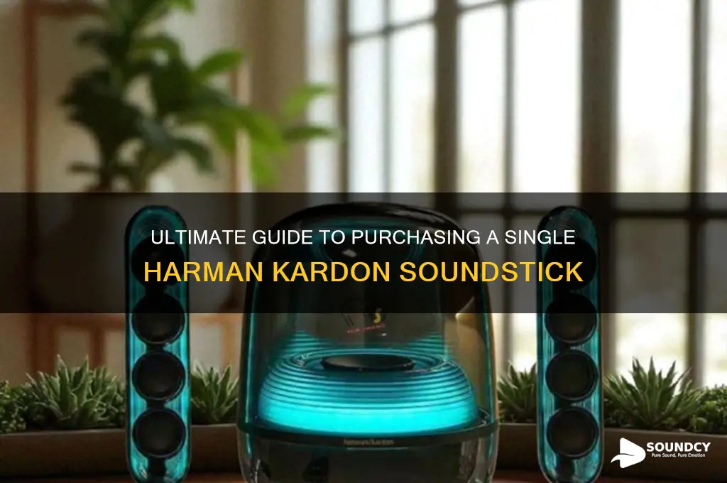 how to buy a single sound stick harman kardon