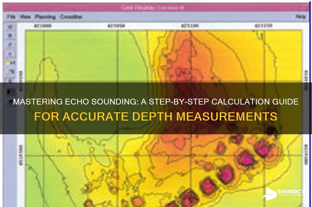 how to calculate echo sounding
