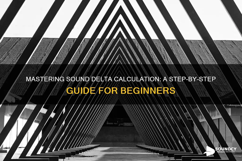 how to calculate sound delat