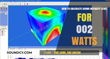 Calculating Sound Intensity Level: A Guide for 0.02 Watts