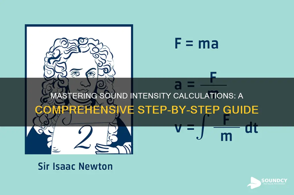 how to calculate sound intensity