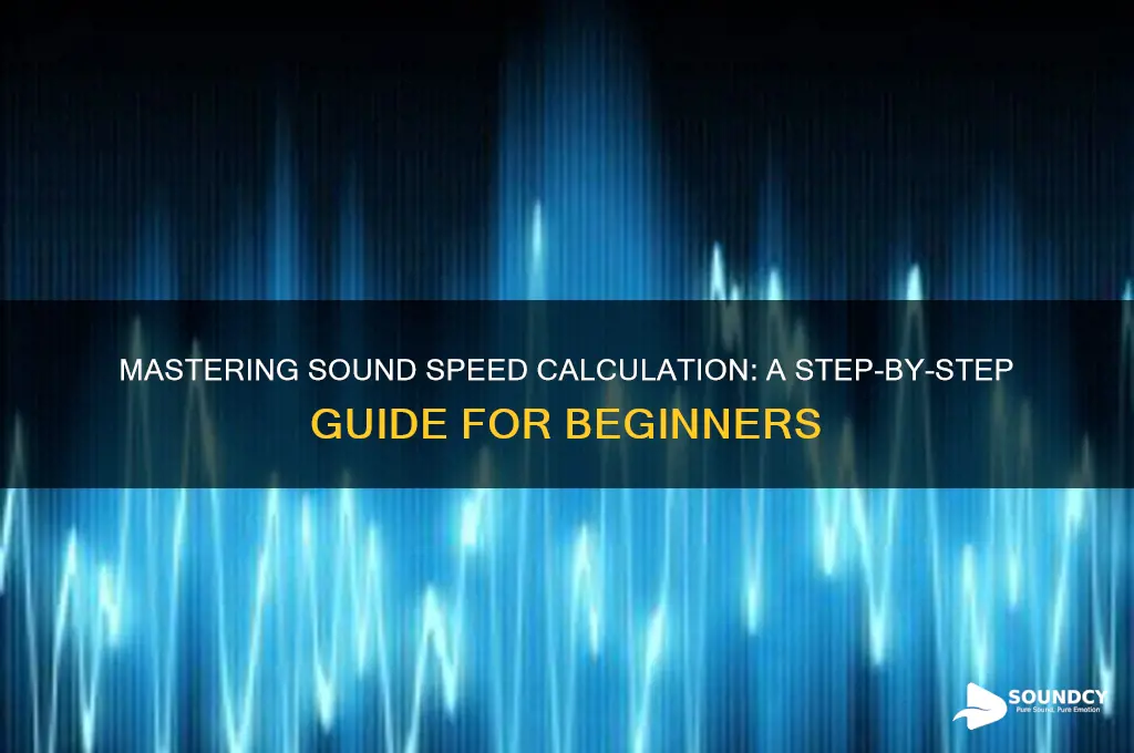 how to calculate sound speed