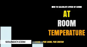 Calculating Sound Speed at Room Temperature: A Simple Guide