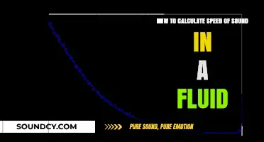 Calculating Sound Speed in Fluids: A Comprehensive Step-by-Step Guide