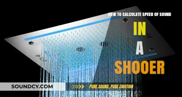 Calculating Sound Speed in a Shower: Simple Steps and Science