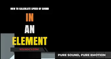 Calculating Sound Speed in Elements: A Step-by-Step Guide