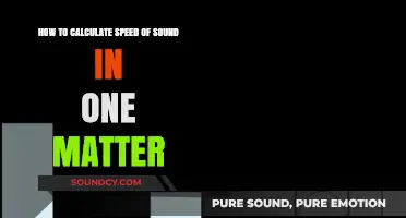 Calculating Sound Speed in a Single Material: A Step-by-Step Guide