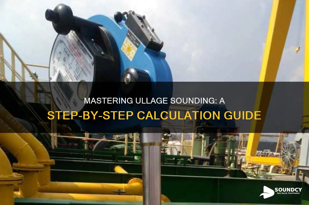 how to calculate ullage sounding