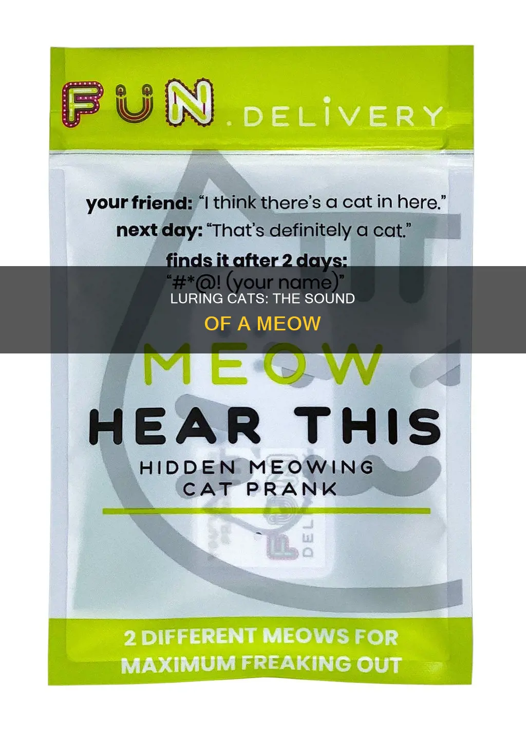 how to call a cat sound