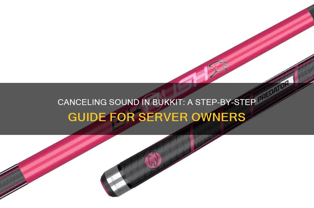 how to cancel sound bukkit